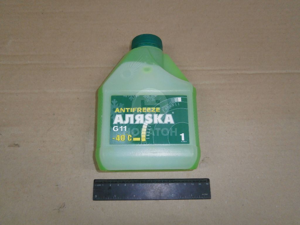 Антифриз Аляsка ANTIFREEZE-40 (зеленый) Канистра 1л/0,98кг - фото 