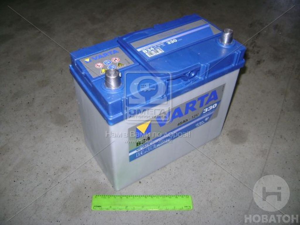 Аккумулятор  45Ah-12v VARTA BD(B34) (238х129х227),L,EN330 Азия - фото 