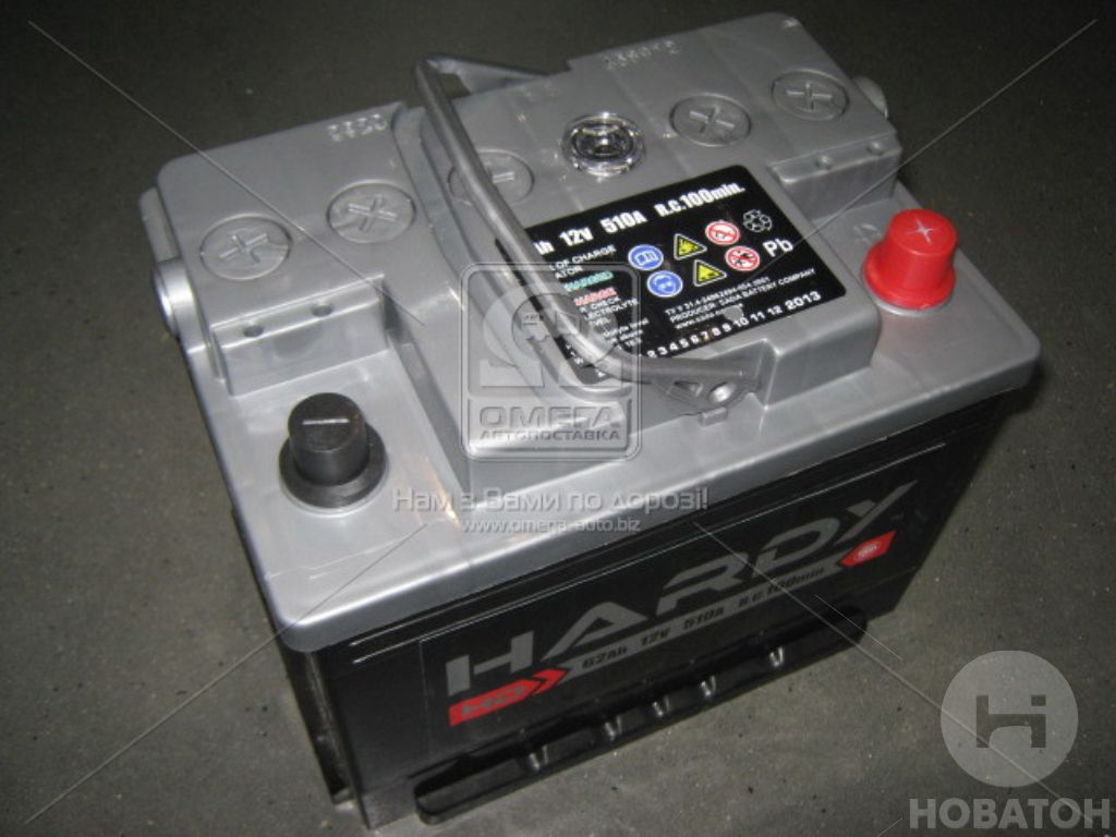 Аккумулятор   62Ah-12v HARDY SP (242x175x190),R,EN510 - фото 