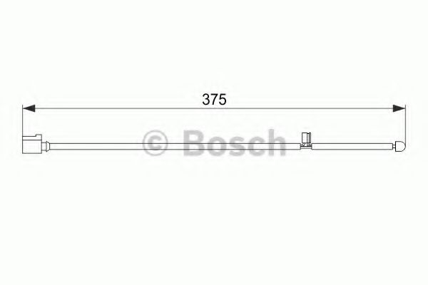 Датчик износа колодок (Bosch) - фото 0