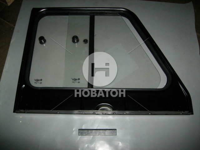 Надставка двери задней праваяУАЗ-31514,-19(мет.крыша,раздв.стекла) в сборе со стеклом (УАЗ) - фото 