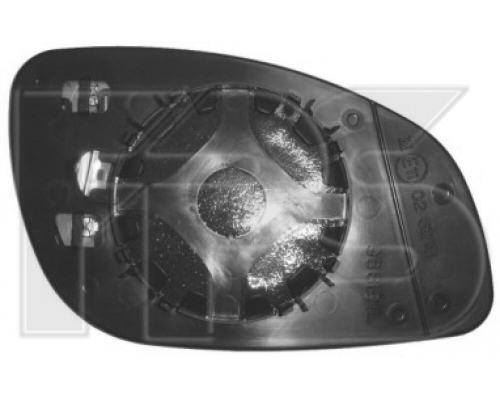Вкладыш (стекло) зеркала левый (с обогревом) OPEL (ОПЕЛЬ) VECTRA C -05 (View Max) - фото 