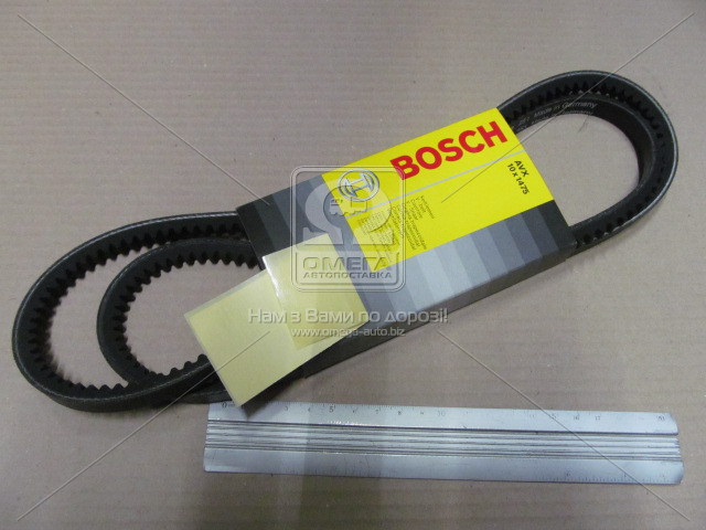 Ремінь клиновий 10x1475 (вир-во Bosch) - фото 