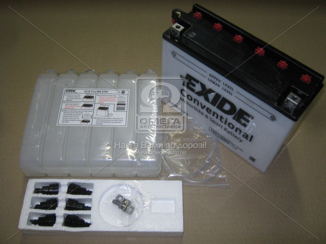 Акумулятор   16Ah-12v Exide (EB16AL-A2) (205х70х162) R, EN175 - фото 0