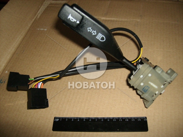 Переключатель поворотов, света ГАЗ 3302 (света) кнопка сбоку (покупное ГАЗ) - фото 