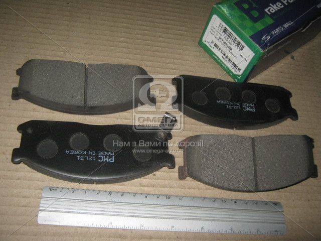 Колодки тормозные передние дисковые MAZDA (МАЗДА) E-SERIE BOX SR2 84-04 (PARTS-MALL) - фото 