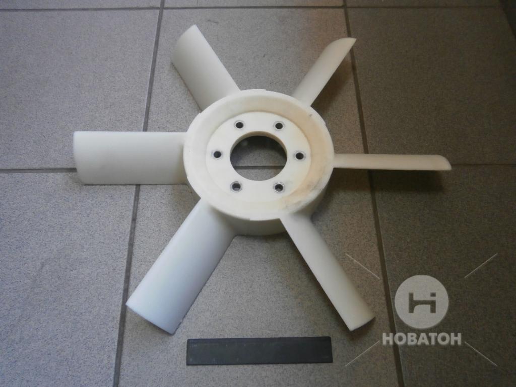 Вентилятор системы охлаждения Д 243,245 пластиковый 6 лопастей (Радиоволна) - фото 