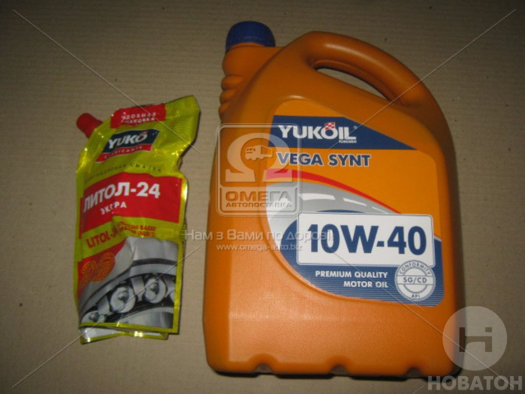 Масло моторное Yukoil VEGA SYNT SAE 10W-40 API SG/CD (4 канистры 4л) Акция 10W-40 SG/CD - фото 