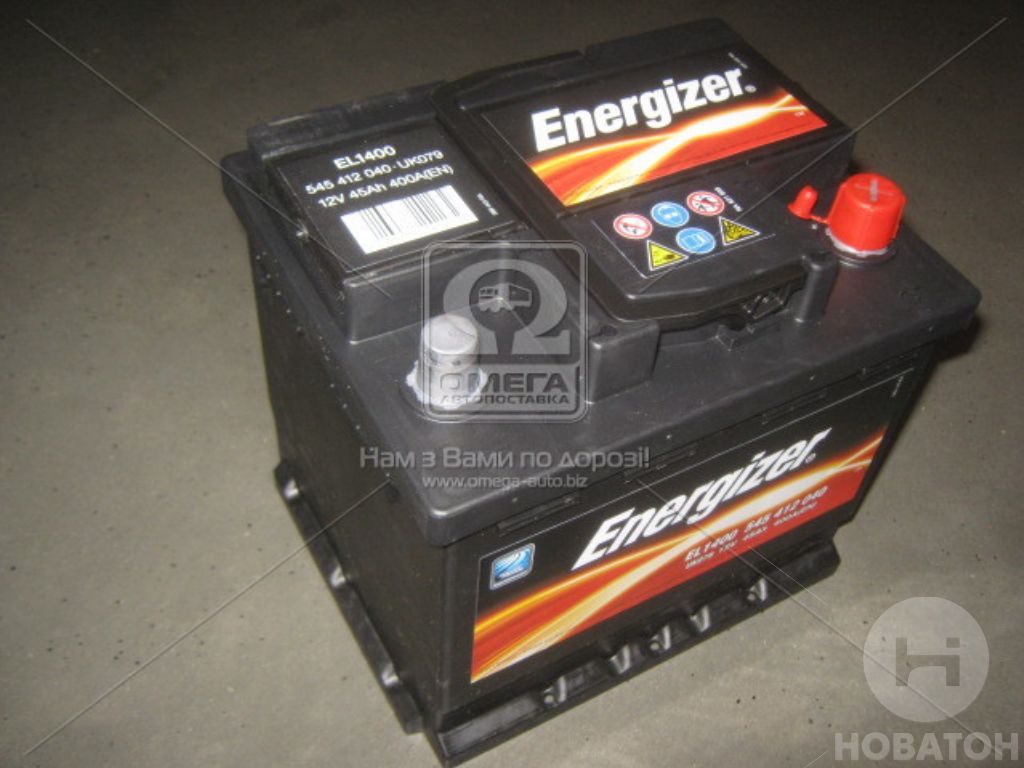 Аккумулятор   45Ah-12v Energizer (207х175х190), R,EN400 - фото 0