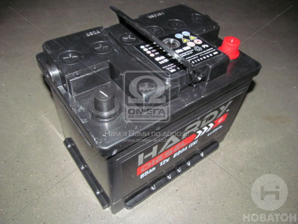 Аккумулятор  65Ah-12v HARDY DISEL (242x175x190),R,EN600 - фото 