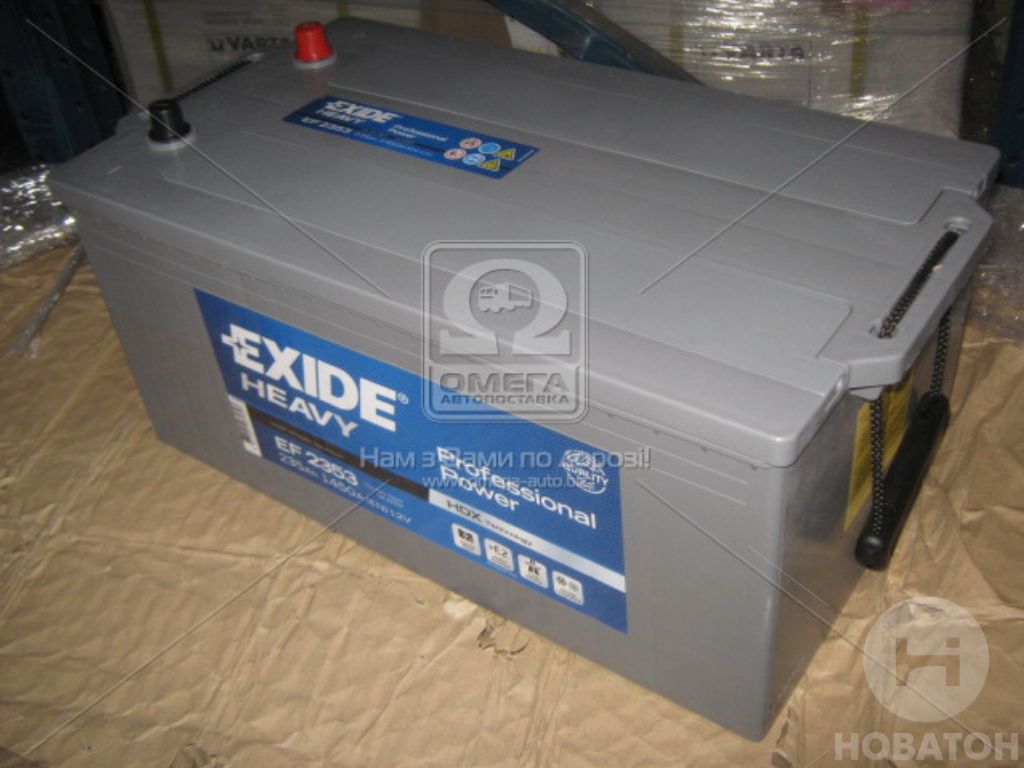 Акумулятор 235Ah-12v Exide PROFESSIONAL POWER(518х279х240),L,EN1300 EXIDE EF2353 - фото 