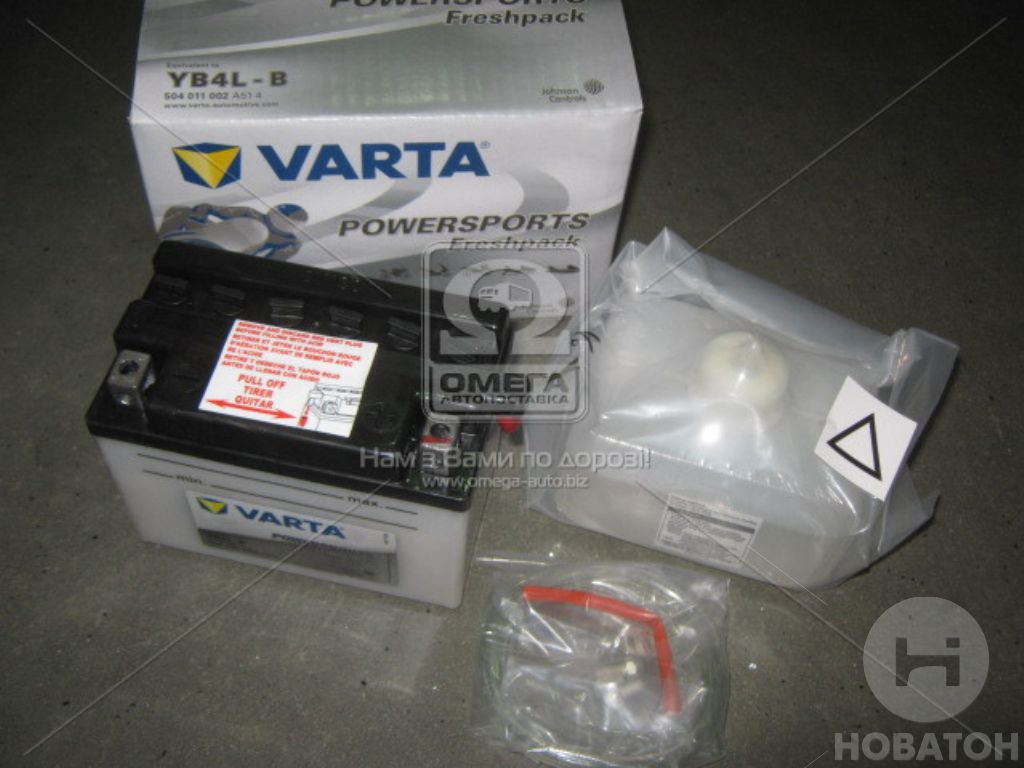 Акумулятор 4Ah-12v VARTA FS FP (YB4L-B) (121x71x93), R, Y5, EN50 - фото 0