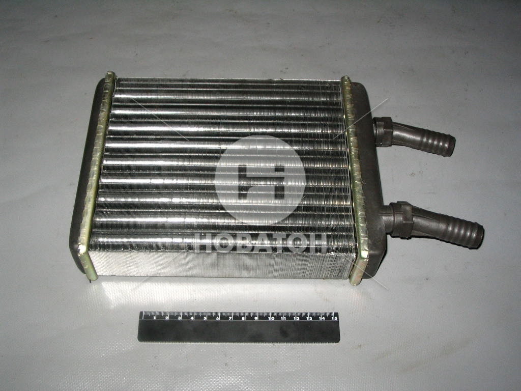 Радиатор отопителя ГАЗ 3110 (алюминий) (патрубок d 20) (покупное ГАЗ) - фото 