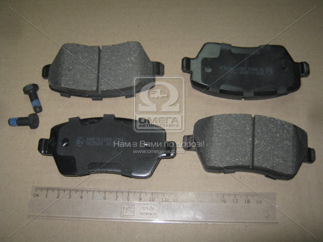 Колодки тормозные передние NISSAN MICRA (K12), NOTE (E11)  (LPR) - фото 