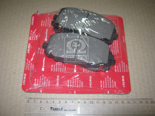 Колодки тормозные дисковые (F) KIA PICANTO, HYUNDAI i10 (SPEEDMATE, Korea) - фото 
