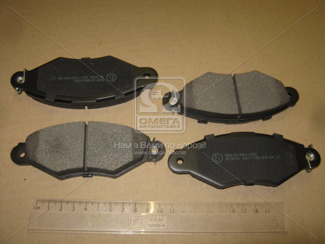 Колодки тормозные передние CITROEN XSARA, RENAULT KANGOO (KC0/1)  (LPR) 05P661 - фото 