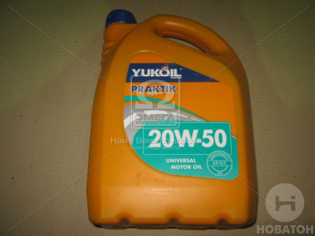 Олива моторн.Yukoil PRAKTIK SAE 20W-50 API SF / CC (Каністра 4л) - фото 