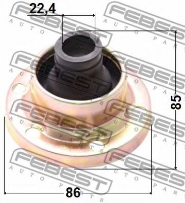 ПЫЛЬНИК ШРУС КАРДАННОГО ВАЛА 99.6X86X22.6 Febest 2315-T4SA - фото 1