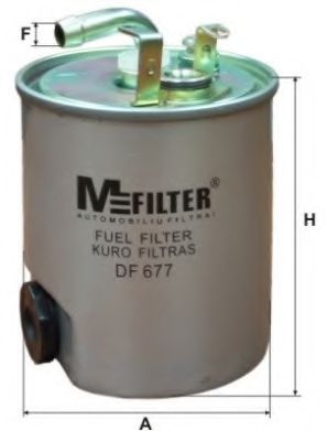 Фильтр топливный MB SPRINTER, VITO (M-Filter) DF677 - фото 