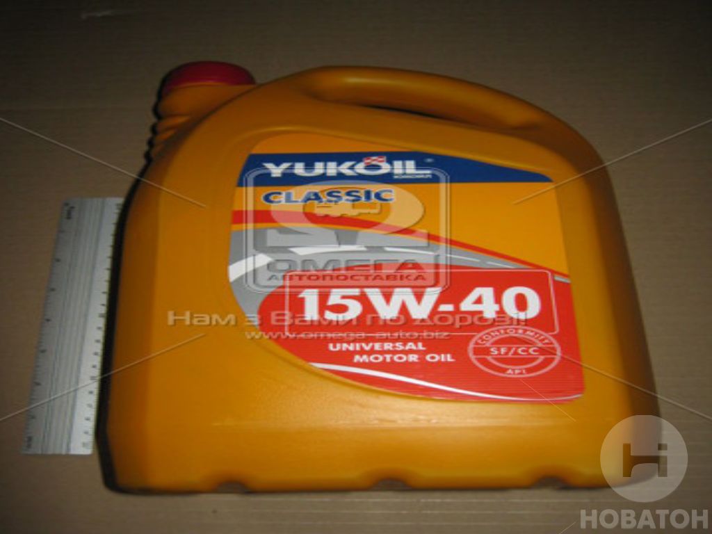 Масло моторное Yukoil CLASSIC SAE 15W-40 API SF/CC (Канистра 5л) СП Юкойл ООО 80 - фото 