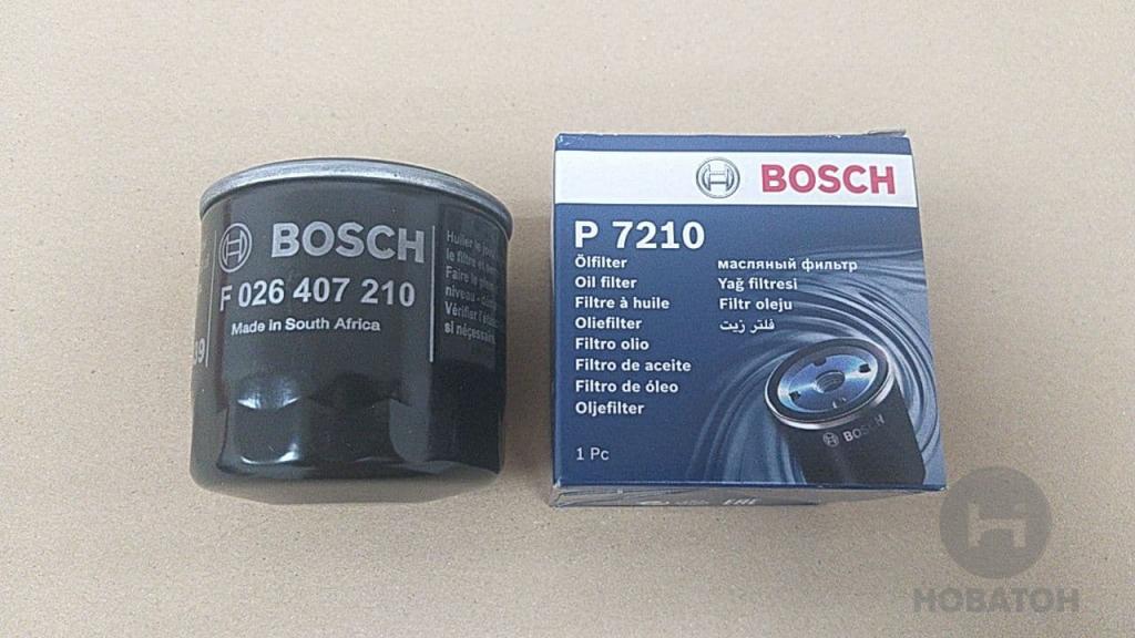 Фильтр масляный двигателя KIA, MAZDA, NISSAN (Bosch) BOSCH F026407210 - фото 