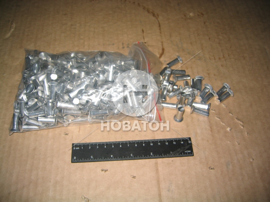 Заклепка 8х24 накладки колодки тормоза КАМАЗ, ЗИЛ (1 кг - 260 штук) (Украина) - фото 