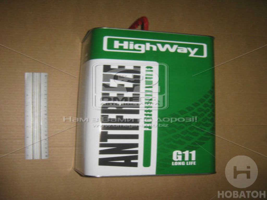 Антифриз HighWay ANTIFREEZE-40 LONG LIFE G11 (зелений) 5кг - фото 