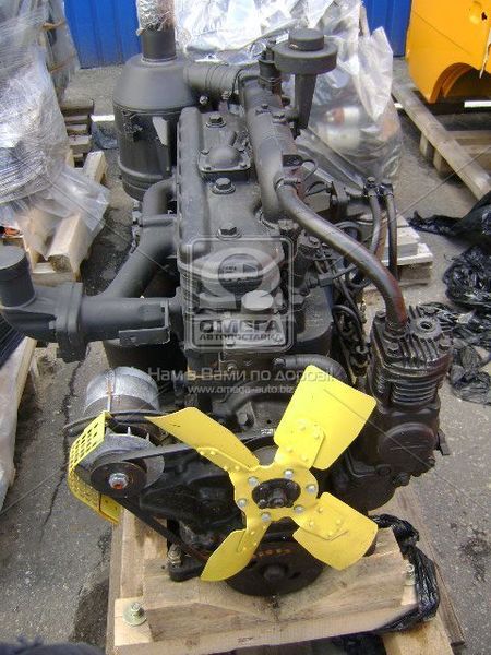 Двигатель МТЗ Д243-91М (81л.с.) ТНВД, корзина, компрессор, генератор, стартер, НШ (ММЗ) - фото 