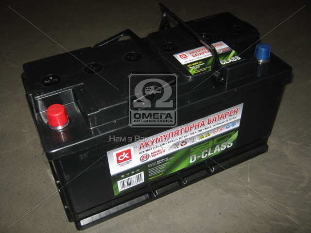 Акумулятор 90Ah-12v D-CLASS <ДК> (353х175х190),L,EN700 - фото 0