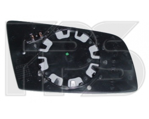Вкладыш (стекло) зеркала правый (с обогревом) BMW (БМВ) 5 E60 03- (FPS) - фото 