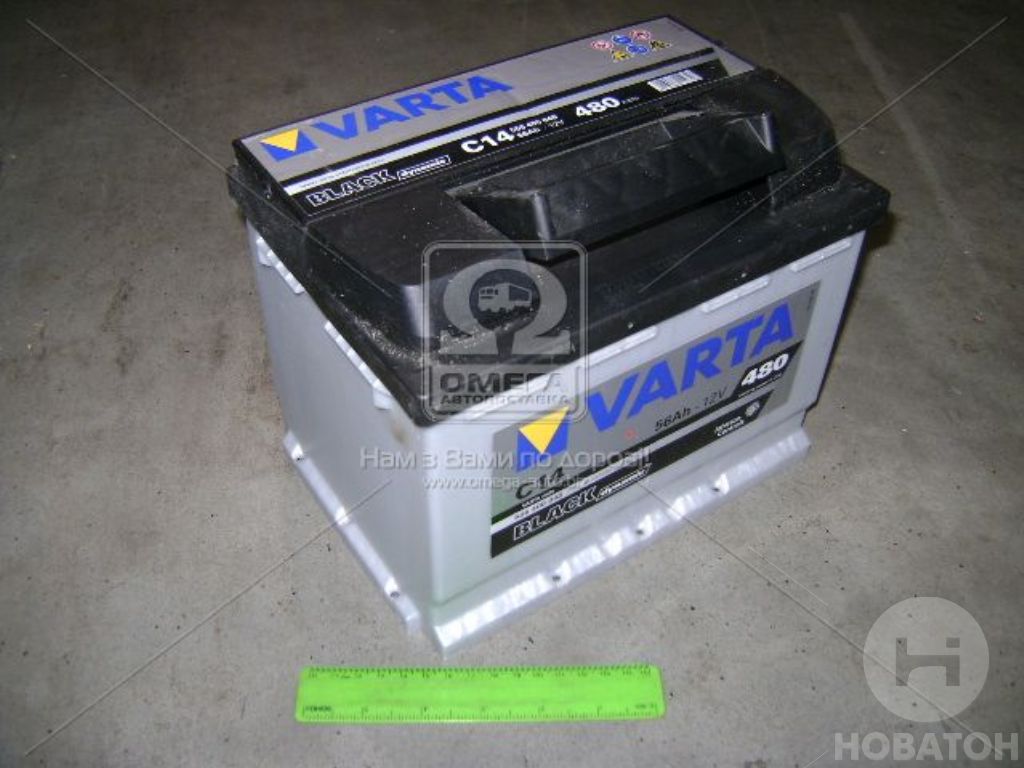 Аккумулятор  56Ah-12v VARTA BLD(C14) (242х175х190),R,EN480 556 400 048 - фото 