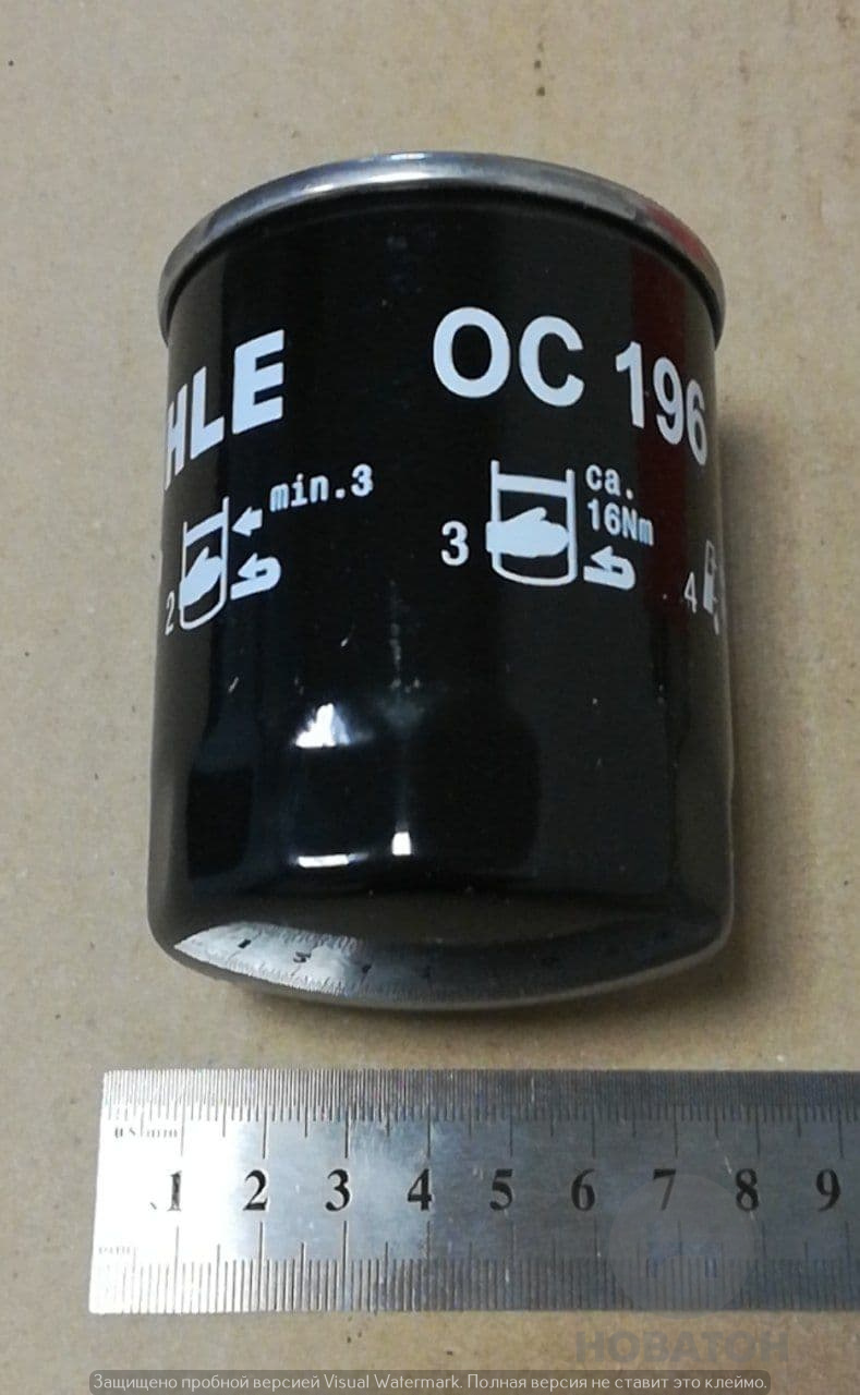 Фильтр масляный двигателя MAZDA, MITSUBISHI (ви-во Knecht-Mahle) OC196 - фото 1