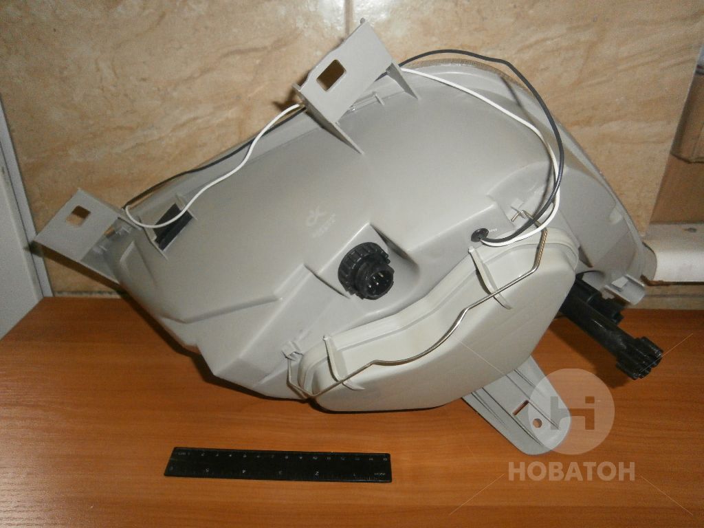 Фара ГАЗ-3302 (крапля) н.з. лів. (пластик, з ДХВ) <ДК> - фото 
