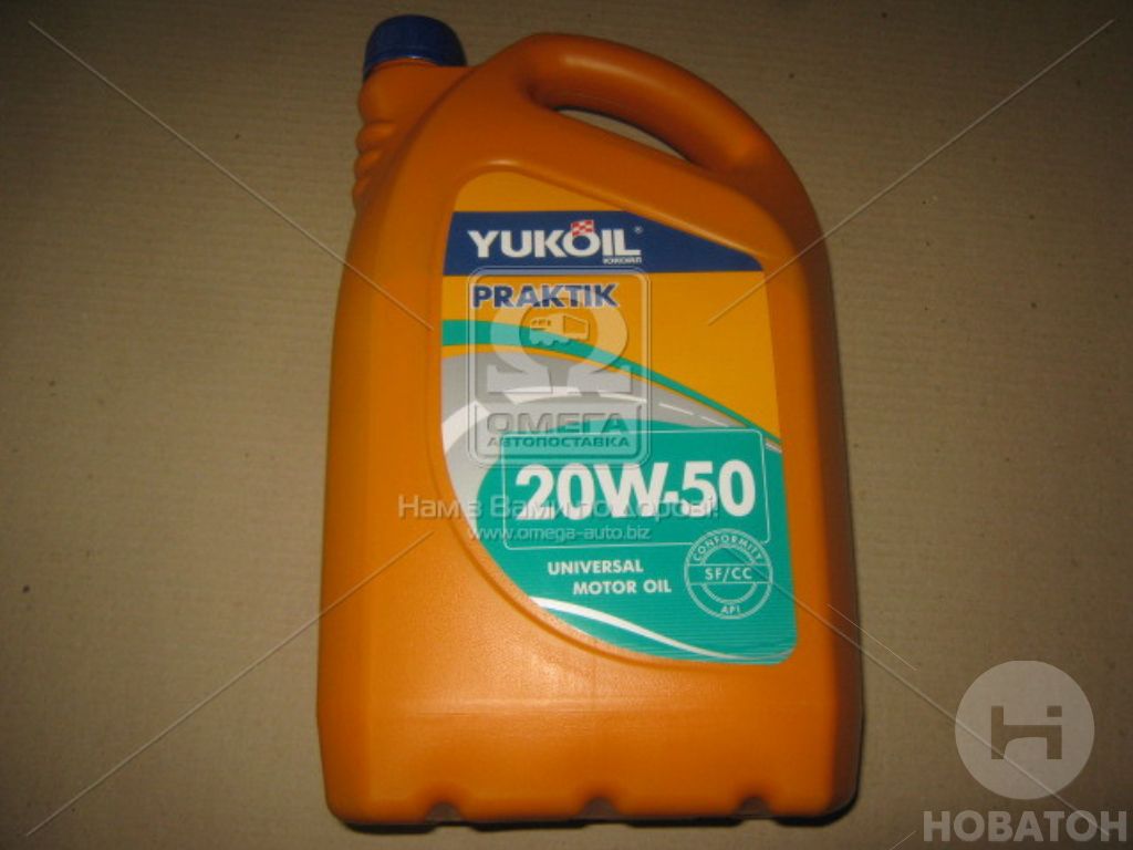 Масло моторное Yukoil PRAKTIK SAE 20W-50 API SF/CC (Канистра 5л) СП Юкойл ООО 102 - фото 