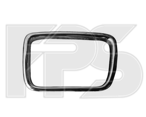 Рамка решетки левая хромированная BMW (БМВ) 5 E34 94- (FPS) - фото 