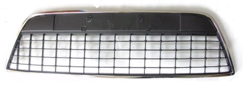 Решетка бампера средняя черная с хромированным молдингом FORD (ФОРД) MONDEO -10 (FPS) - фото 