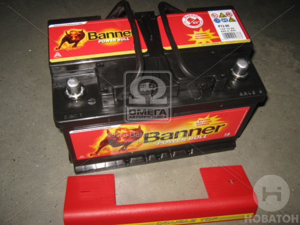 Акумулятор 72Ah-12v Banner Power Bull (278x175x190), R, EN 660 Banner GMBH 13572090101 - фото 