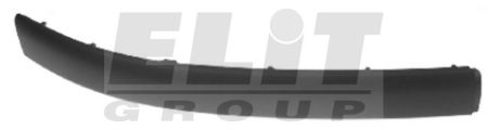 Накладка правая бампер переднего чёрная Volkswagen PASSAT 96-00 [повышенное кач-во] (ELIT) - фото 