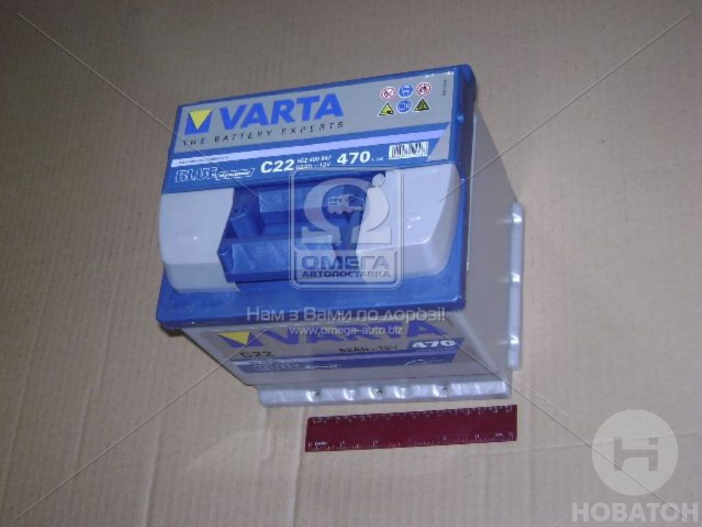 Акумулятор 52Ah-12v VARTA ВD (C22) (207x175x190), R, EN470 - фото 0