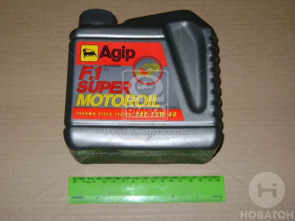 Масло моторное AGIP F1 Supermotoroil 15W/40 API SL/CF (Канистра 1л) - фото 