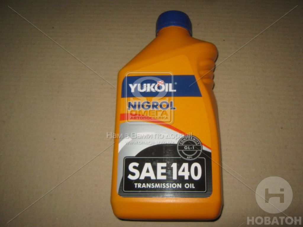 Масло трансмиссионное Yukoil Нигрол-Л SAE 140 API GL-1 (Канистра 1л) - фото 
