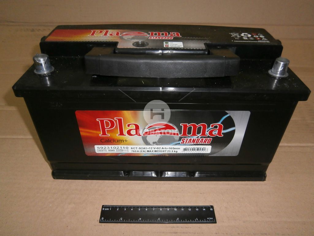 Аккумулятор 92 АЗ-6СТ ISTA Plazma залитый (352х175х190) - фото 