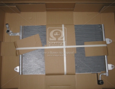 Радиатор кондиционера (конденсор) GOLF 3/VENTO ALL 92-97 (Van Wezel) - фото 