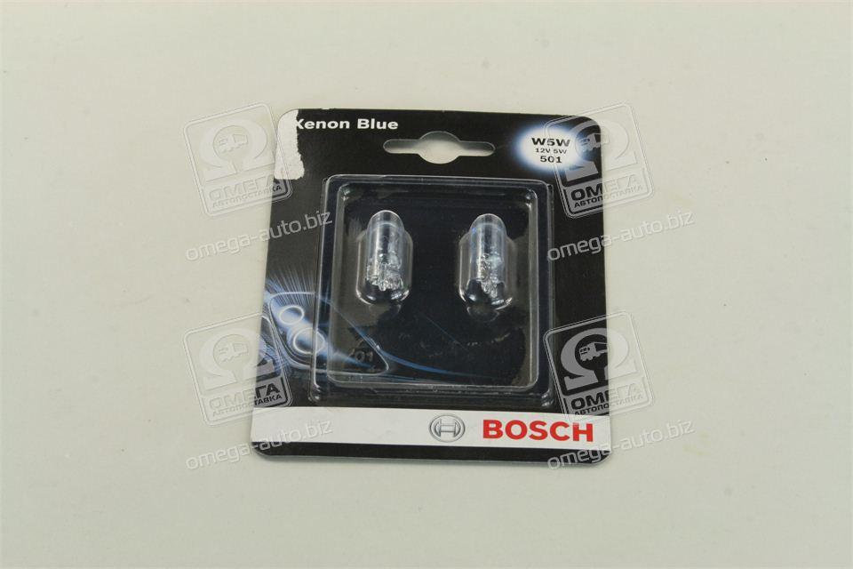 Лампа накаливания W5W 12V 5W Xenon Blue (Bosch) BOSCH 1 987 301 033 - фото 