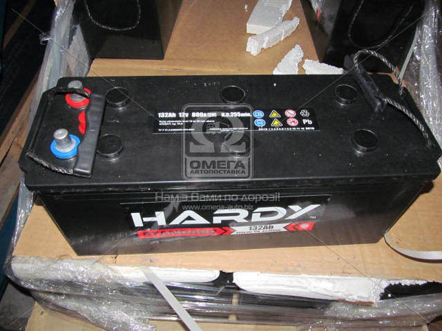 Аккумулятор  132Ah-12v HARDY STANDARD (513x189x223),EN800 - фото 0