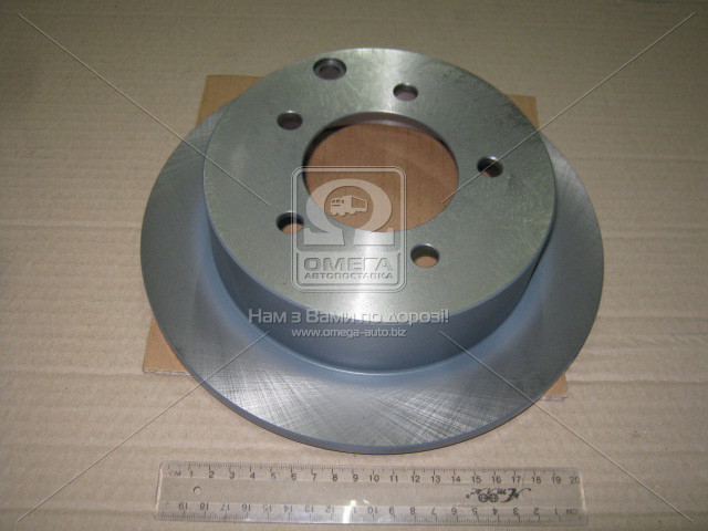 Диск тормозной задний (невентилируемый) (в упаковке два диска, цена указана за один) (FEBI) - фото 