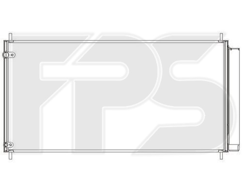 Конденсатор кондиционера TOYOTA AURIS (E15#) (07-) 2.0/2.2 D4D MT (пр-во Nissens) - фото 