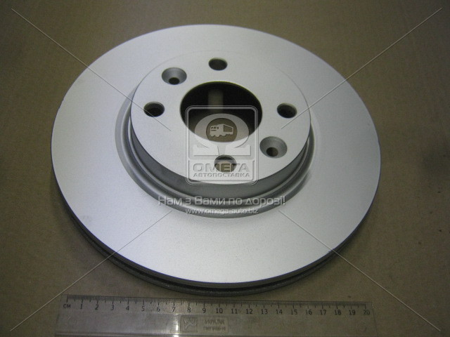 Диск тормозной передний (вентилируемый) (в упаковке два диска, цена указана за один) (ABS) - фото 