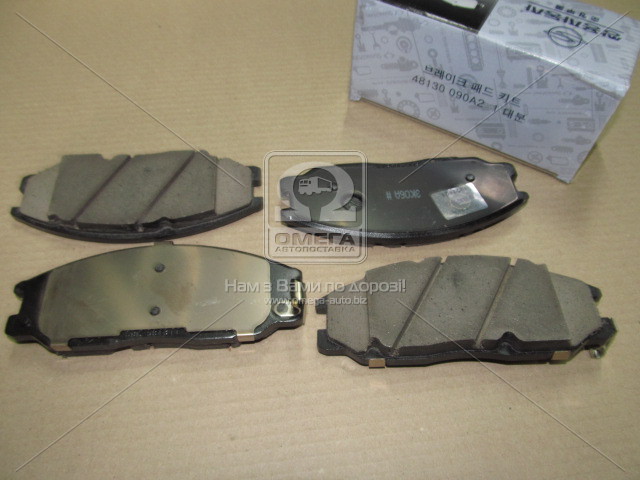Колодки гальмівні дискові передні (вир-во SsangYong) SSANGYONG 48130090A2 - фото 