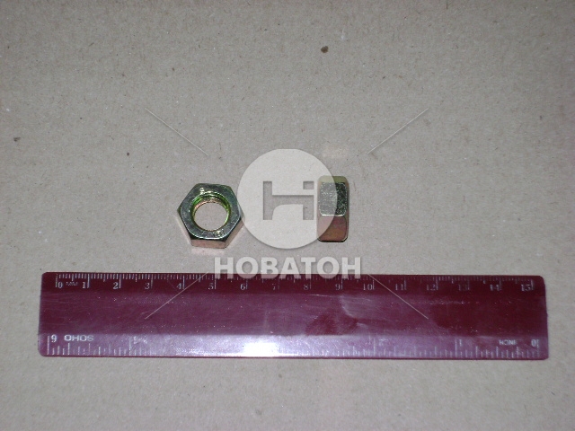 Гайка М12х1,25 болта рессоры стяжного, сайлентблока (покупное ГАЗ) - фото 